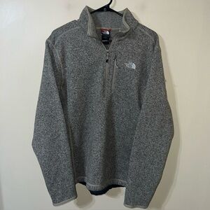 The North Face Beige Half-Zip Jacket | Size XL